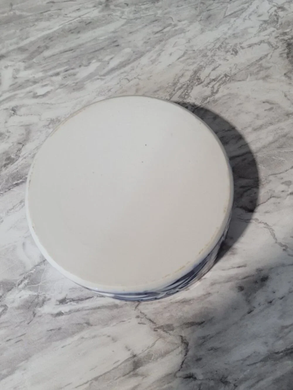 Vintage‎ Blue And White Pottery Japanese Bowl Dish With Chopstick Rest